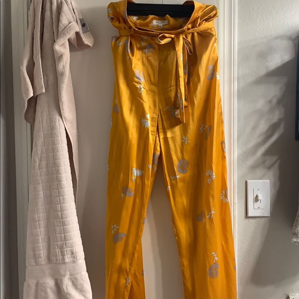 Silk dress pants